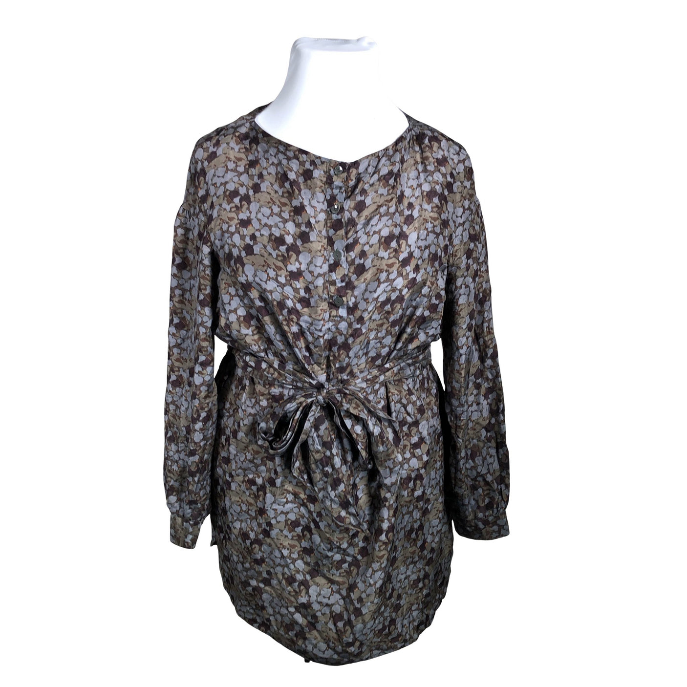 Unisex Adolfo Dominguez - Schiffon tunic, size 48 - Gray (1)