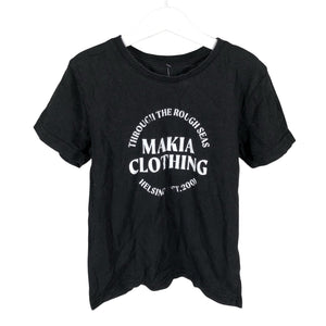 Unisex Makia - T-shirt, size 122 - 128 - Black (1)
