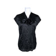 Unisex Ril's - Short-sleeved blouse, size 38 - Black ()