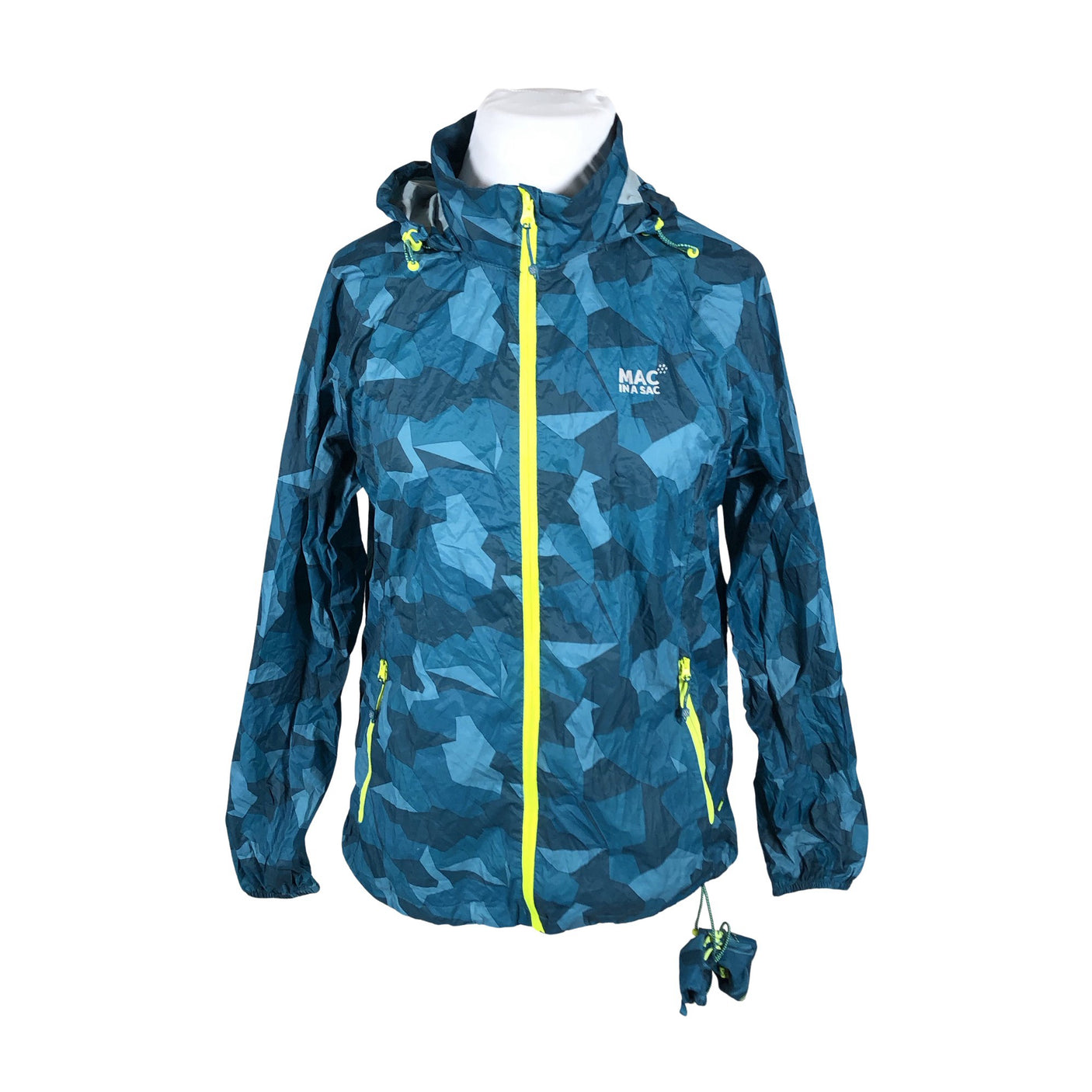 Unisex Mac in a sac - Outdoor jacket, size 42 - Blue (1)