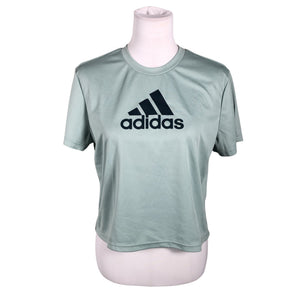 Unisex Adidas - Sports shirt, short sleeve, size 38 - Green (1)
