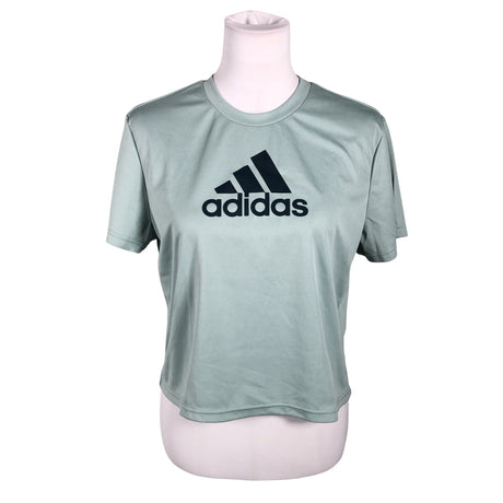 Unisex Adidas - Sports shirt, short sleeve, size 38 - Green ()