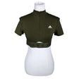 Unisex Adidas - Sports shirt, short sleeve, size 40 - Green ()