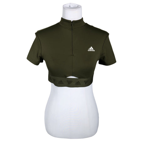 Unisex Adidas - Sports shirt, short sleeve, size 40 - Green ()