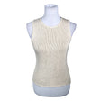 Unisex Your Face - Knit vest, size 36 - Beige ()