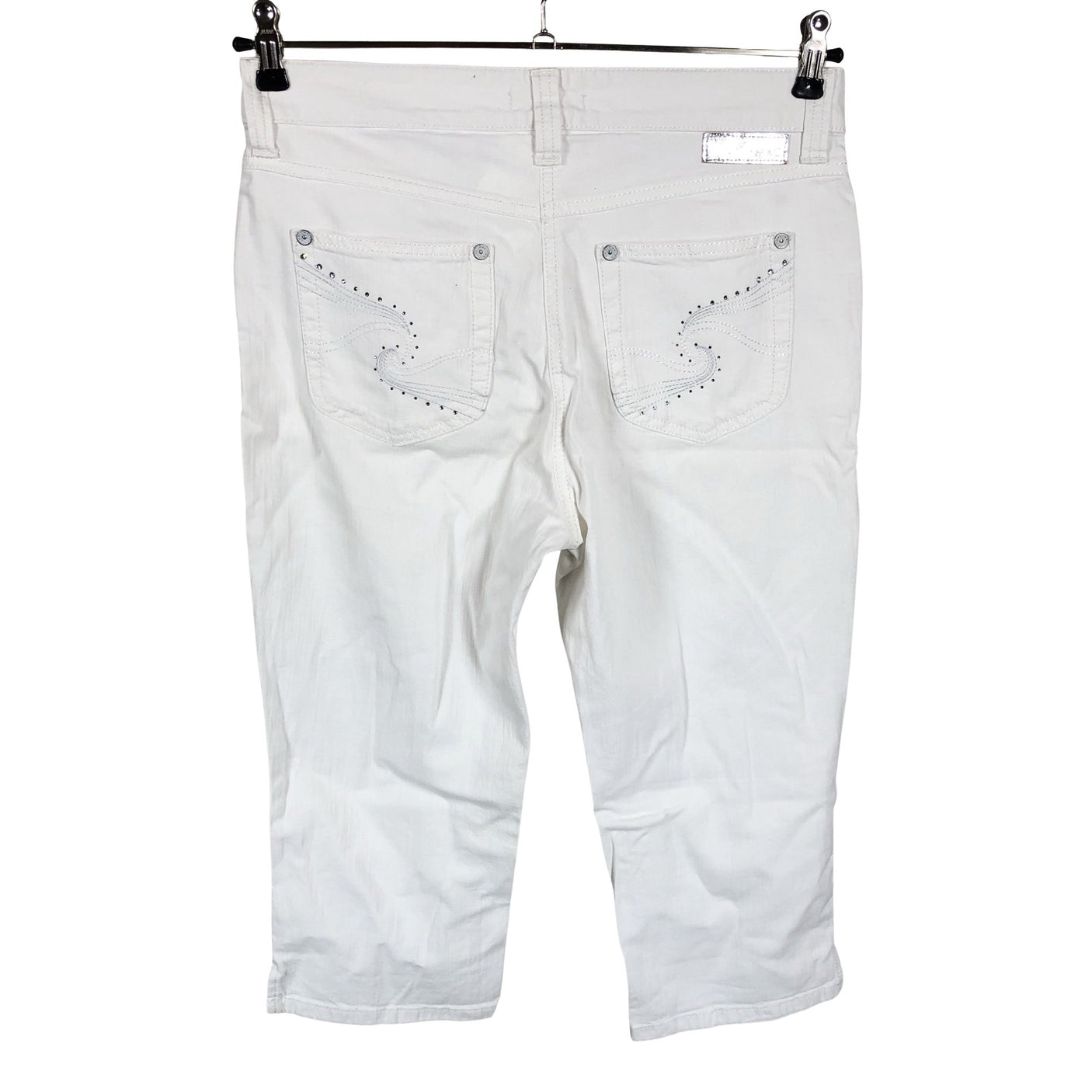 Unisex MAC - Capri jeans, size 36 - White (2)