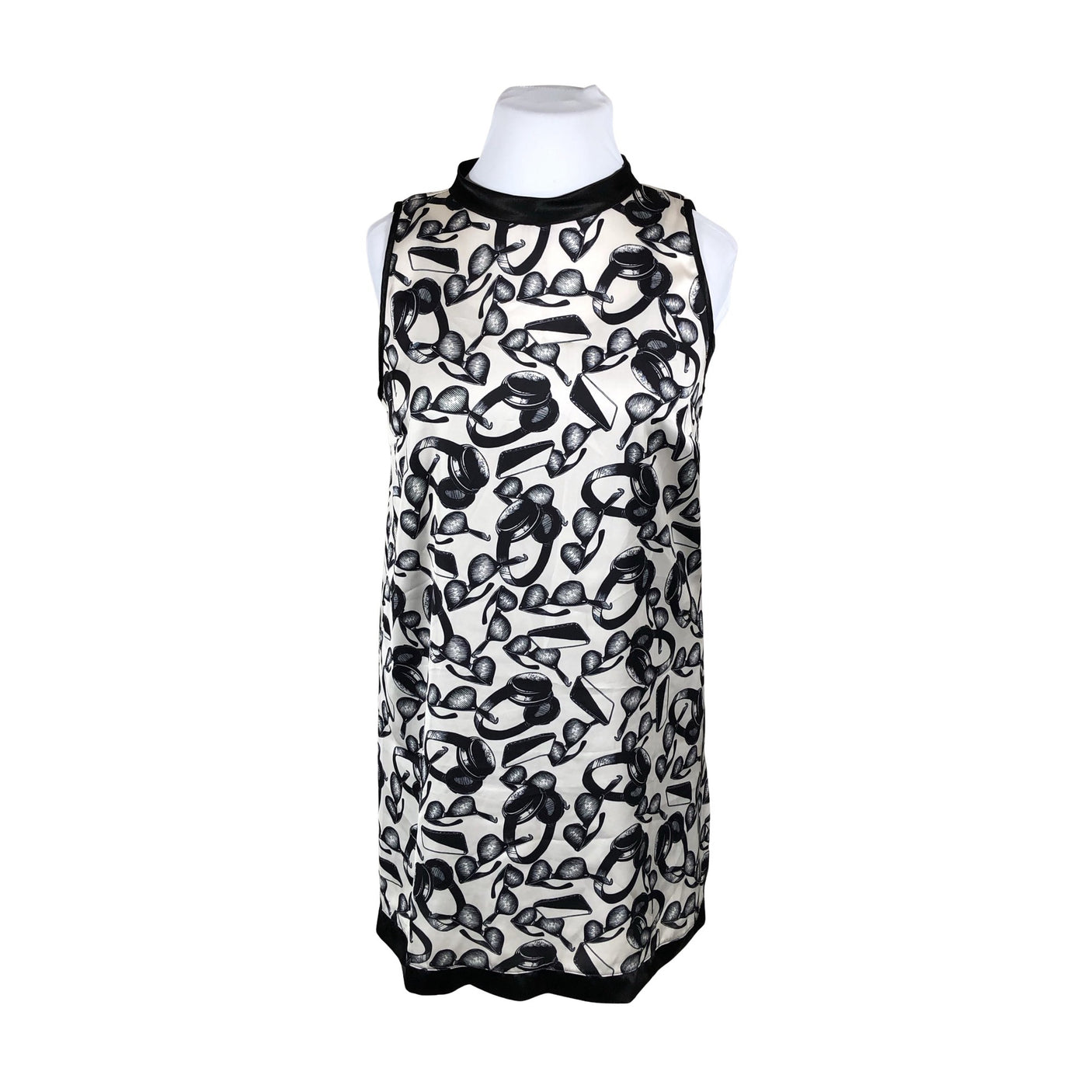 Unisex Eleonora Amadei - Schiffon dress, size 42 - Beige (1)