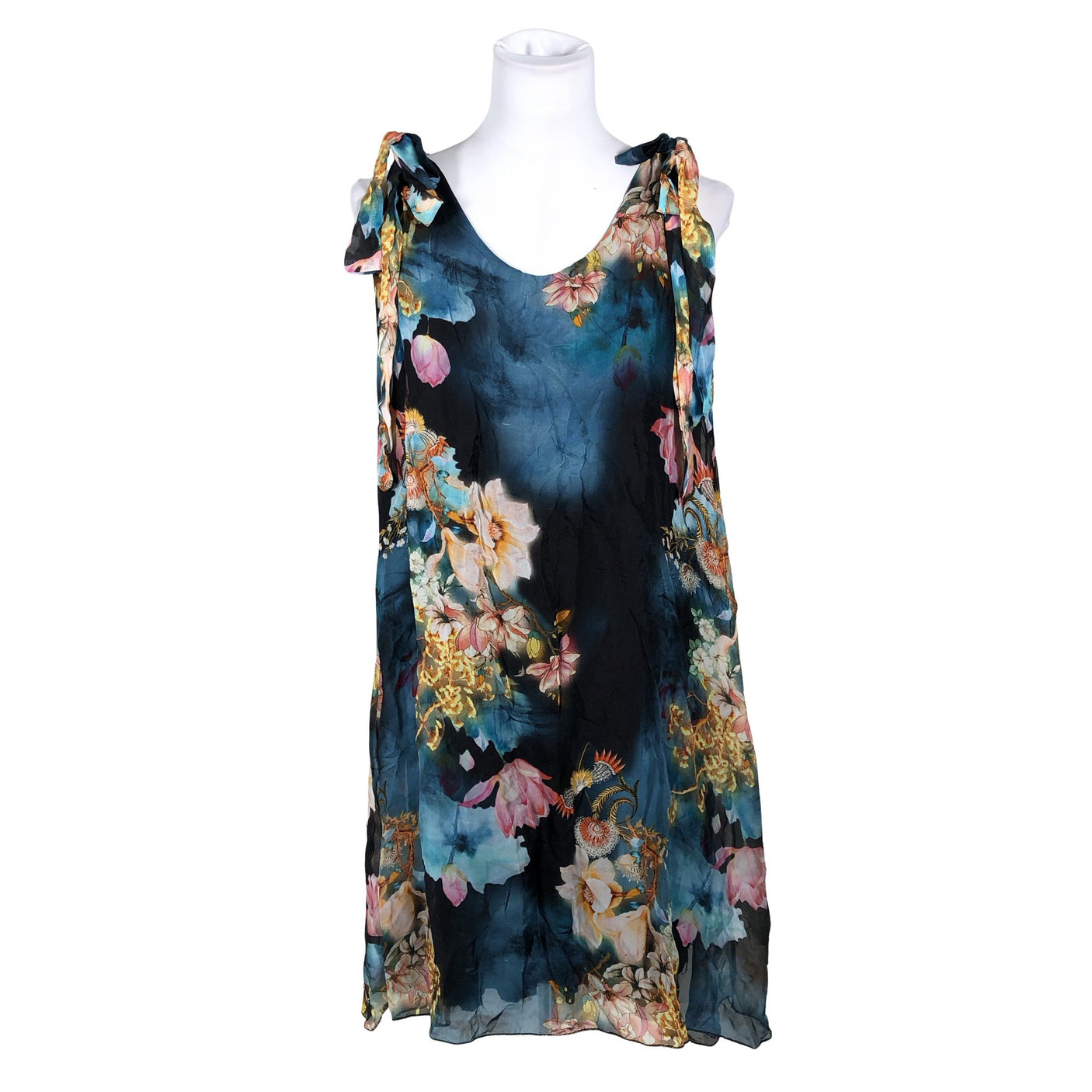 Unisex New Collection - Schiffon dress, size 38 - Blue (1)