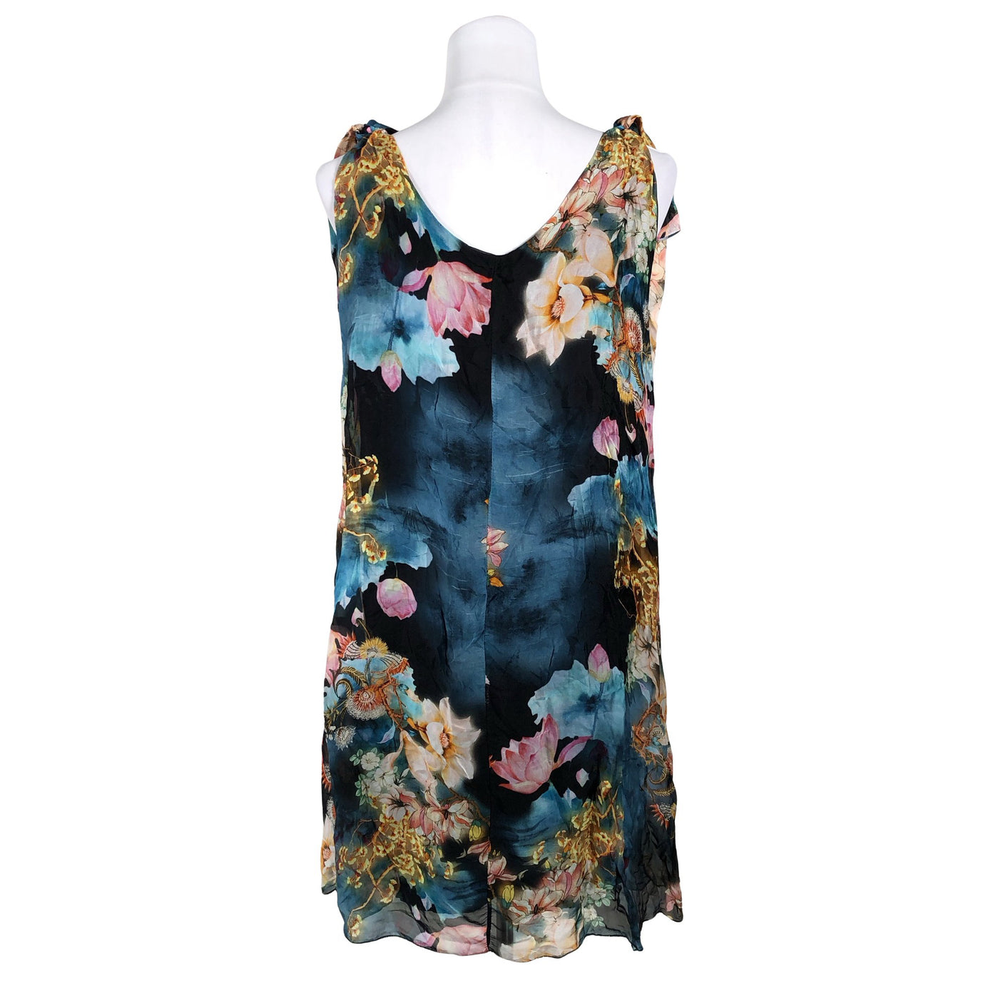 Unisex New Collection - Schiffon dress, size 38 - Blue (2)