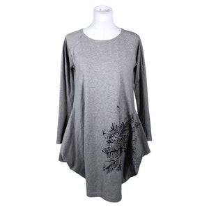 Unisex Papu - Tricot dress, size 36 - Gray (1)