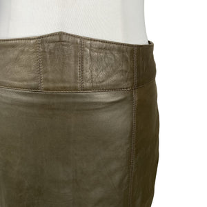 Unisex Gestuz - Leather skirt, size 38 - Brown (3)