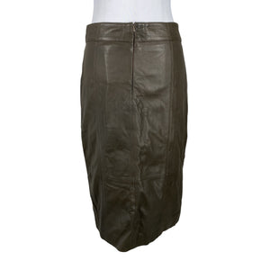 Unisex Gestuz - Leather skirt, size 38 - Brown (2)