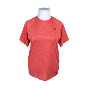 Unisex New Balance - Sports shirt, short sleeve, size 42 - Orange (1)