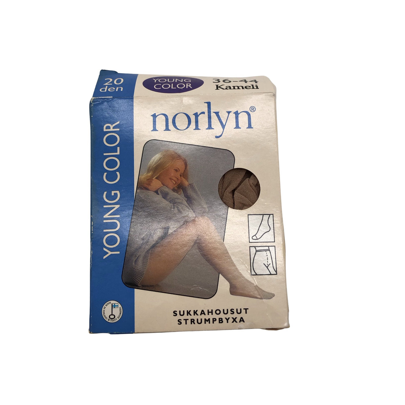 Unisex Norlyn - Stockings, thin, size 40 - Beige (1)