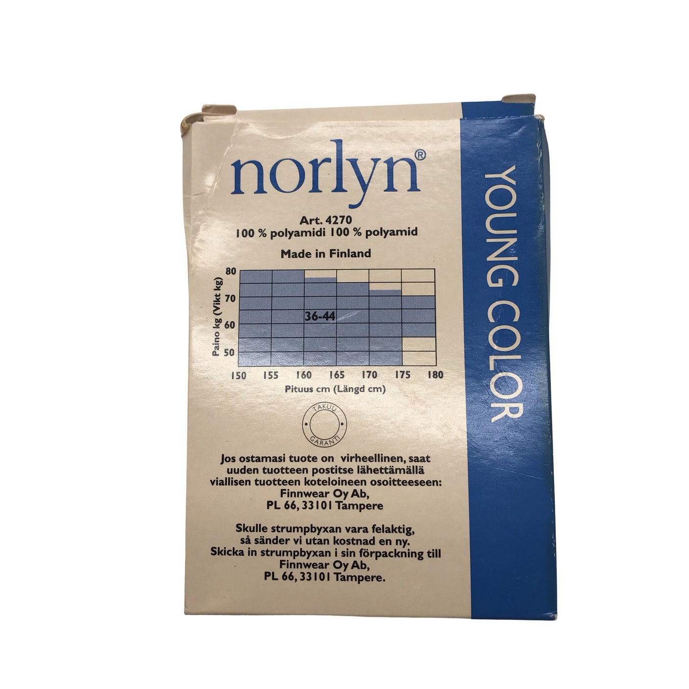 Unisex Norlyn - Stockings, thin, size 40 - Beige (2)