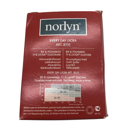 Unisex Norlyn - Stockings, thin, size 42 - Black (2)