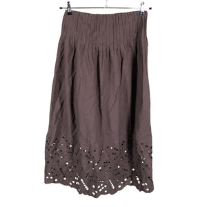 Unisex Dobber - Fabric skirt, size 36 - Brown (1)
