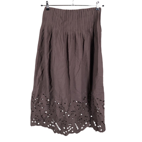 Unisex Dobber - Fabric skirt, size 36 - Brown ()