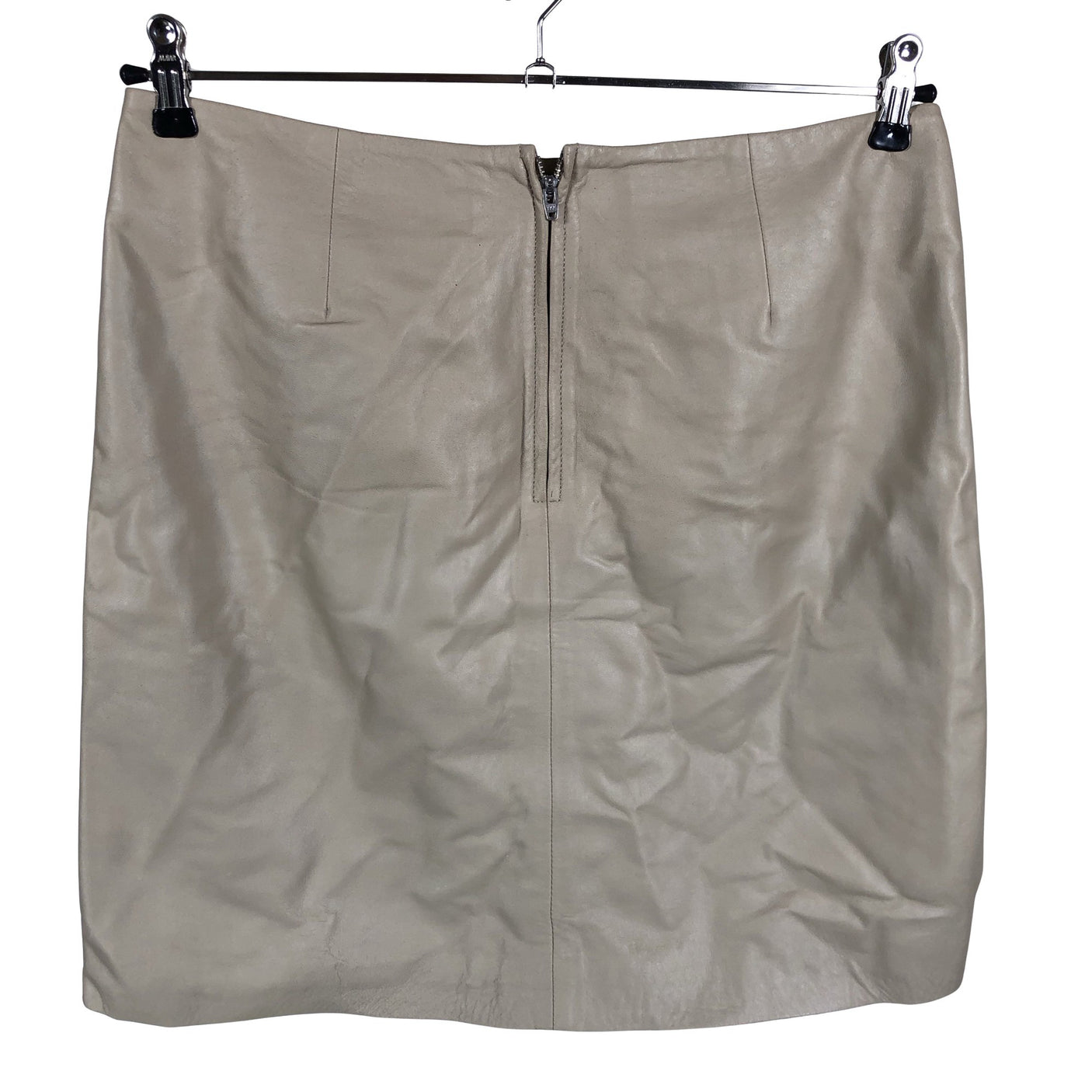 Unisex Soaked - Leather skirt, size 40 - Beige (2)