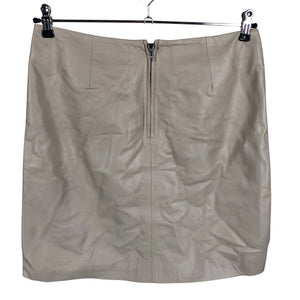 Unisex Soaked - Leather skirt, size 40 - Beige (2)