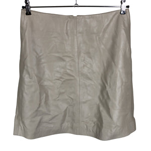 Unisex Soaked - Leather skirt, size 40 - Beige (1)
