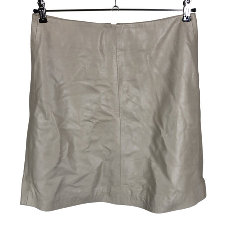 Unisex Soaked - Leather skirt, size 40 - Beige ()