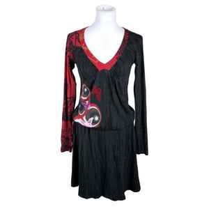 Unisex Desigual - Tricot dress, size 38 - Black (1)