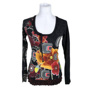 Unisex Desigual - Tricot shirt, size 34 - Black (1)