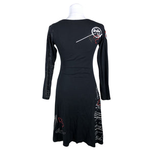Unisex Desigual - Tricot dress, size 36 - Black (2)