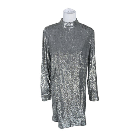 Unisex Samsoe&Samsoe - Party dress, size 40 - Silver ()