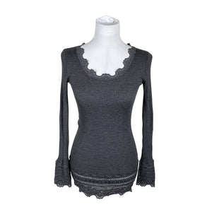 Unisex Rosemunde - Tricot shirt, size 38 - Gray (1)