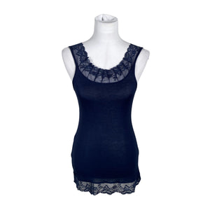 Unisex Cream - Tricot tank top, size 34 - Blue (1)