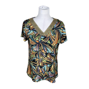 Unisex Fifilles - Short-sleeved blouse, size 38 - Green (1)