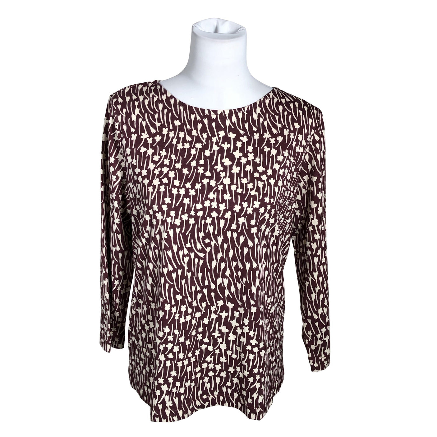 Unisex Marimekko - Tricot shirt, size 36 - Wine red (1)