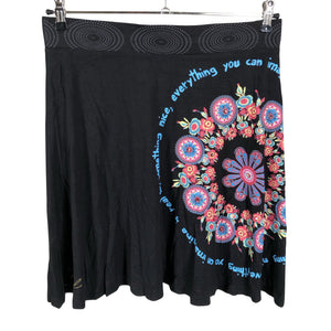 Unisex Desigual - Tricot skirt, size 40 - Black (1)