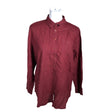 Unisex Nanso - Collared shirt, size 40 - Wine red ()