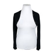 Unisex August Silk - Knit bolero jacket, size 42 - Black ()