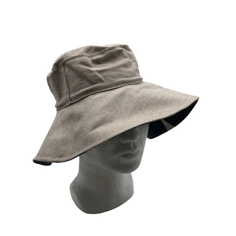 Unisex Handmade - Summer hat, size 60 - Beige ()