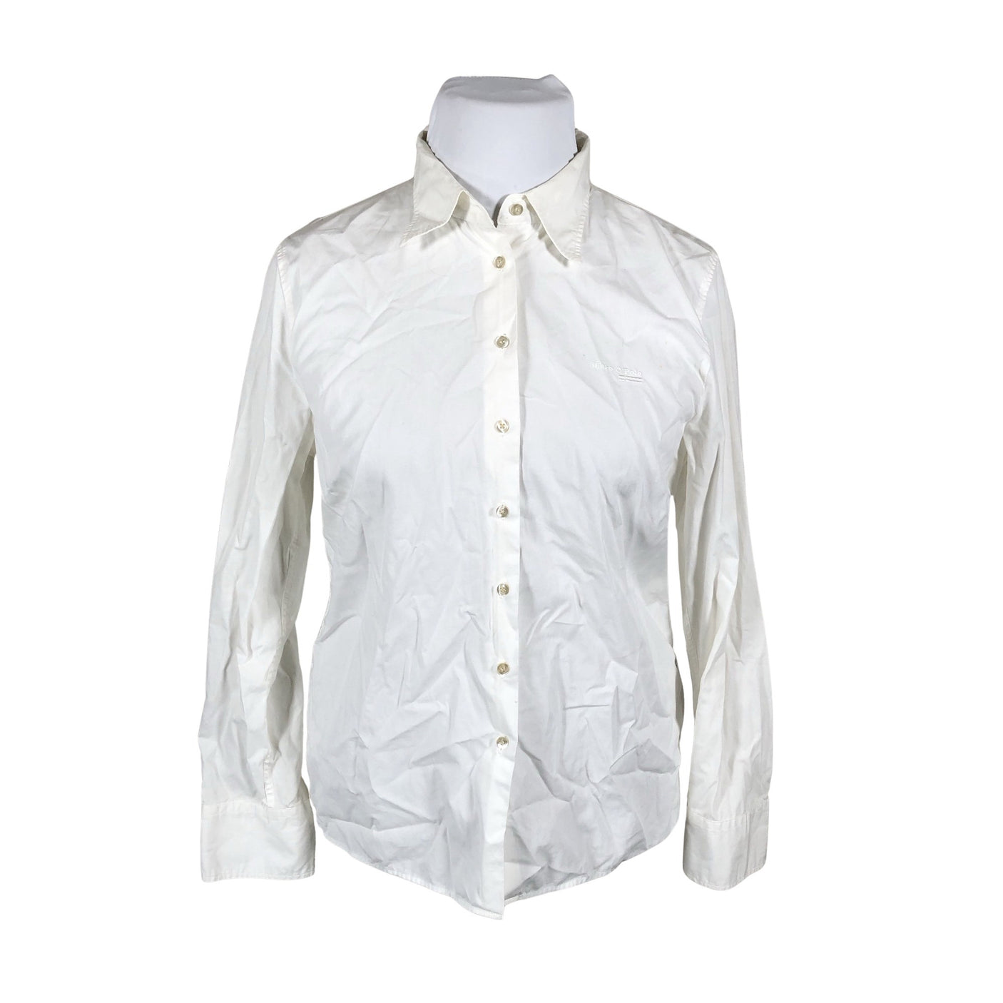 Unisex Marc O'Polo - Collared shirt, size 44 - Natural white (1)