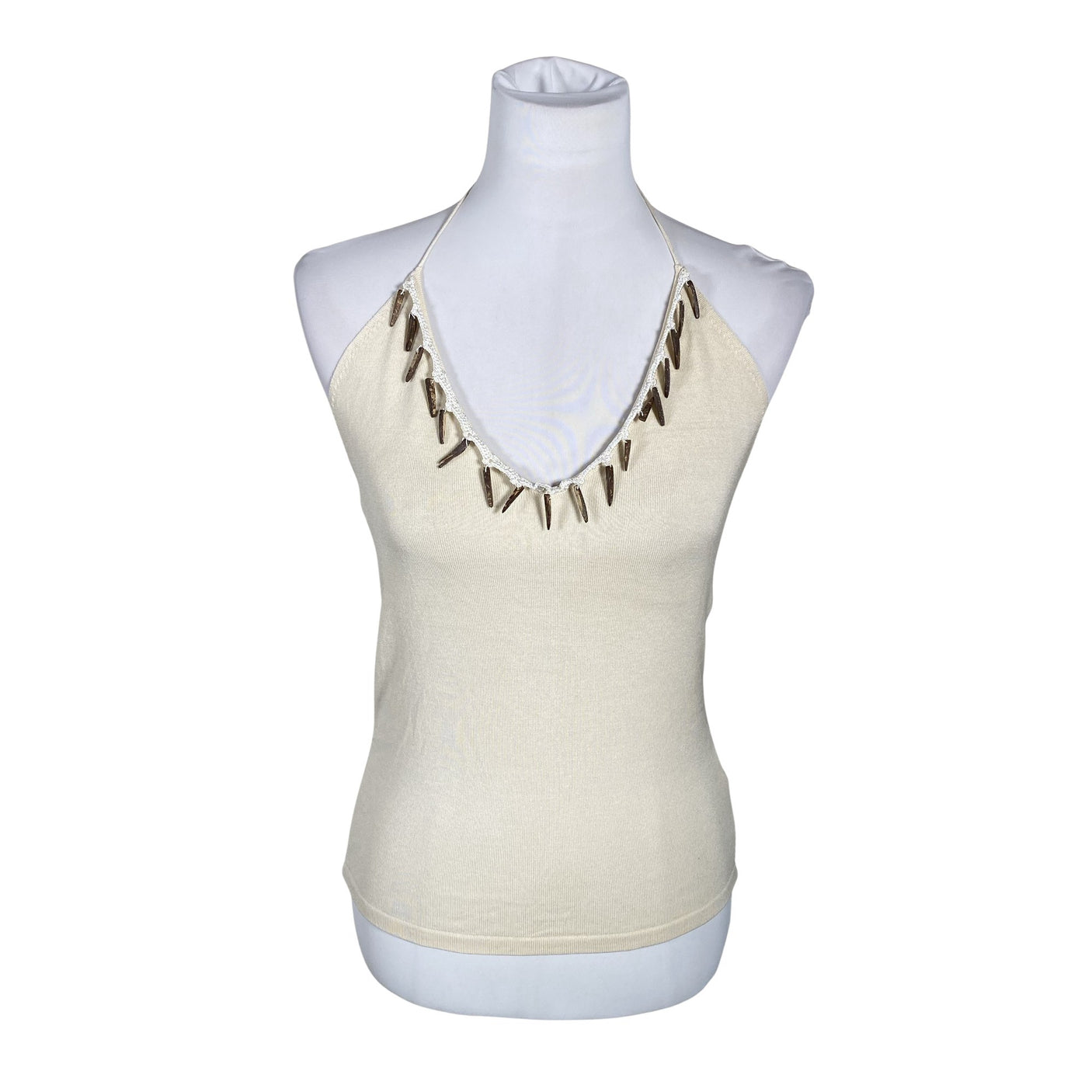 Unisex Mexx - Tricot tank top, size 40 - Beige (1)