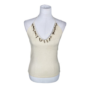 Unisex Mexx - Tricot tank top, size 40 - Beige (1)