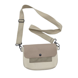 Unisex Handmade - Shoulder bag, size Mini - Beige (1)