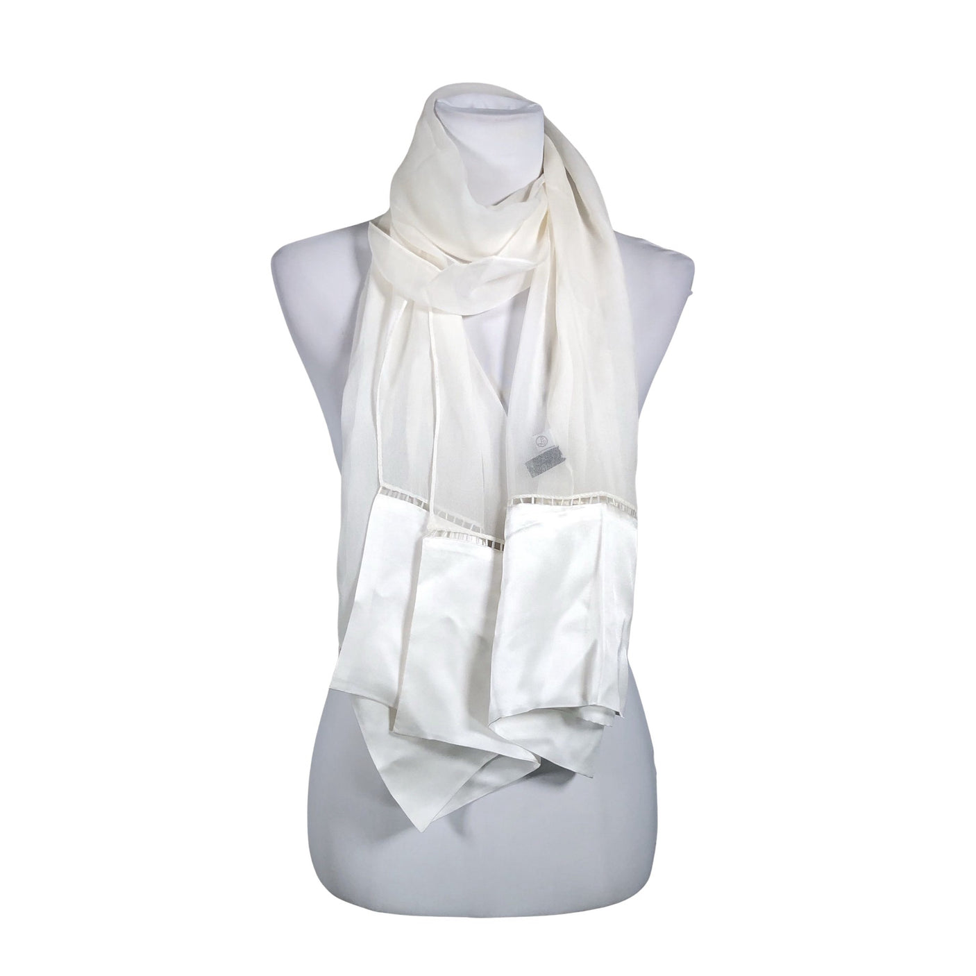 Unisex L'asessor - Scarf, size Midi - White (1)