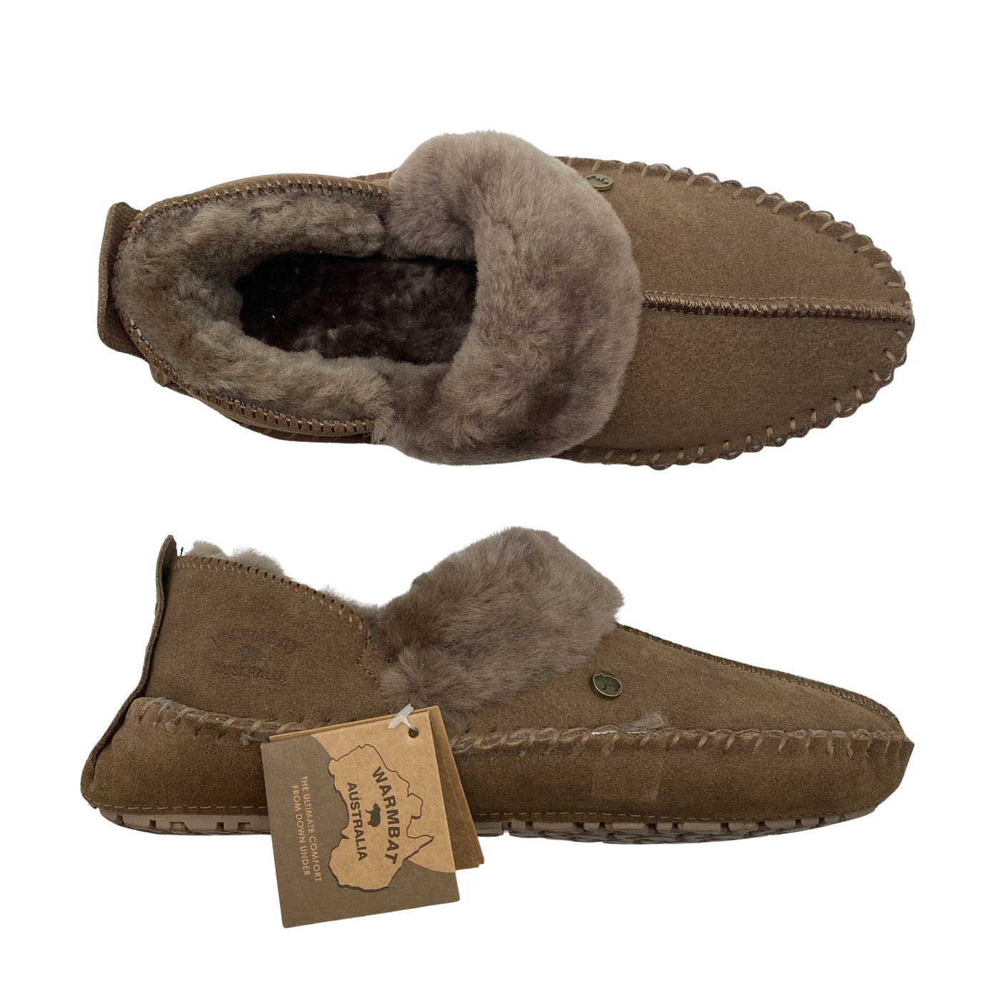 Unisex Warmbat - Indoor shoes, size 38 - Brown (1)