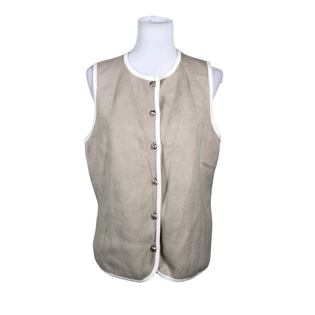 Unisex Abercrombie&Fitch - Knit vest, size 38 - Beige ()