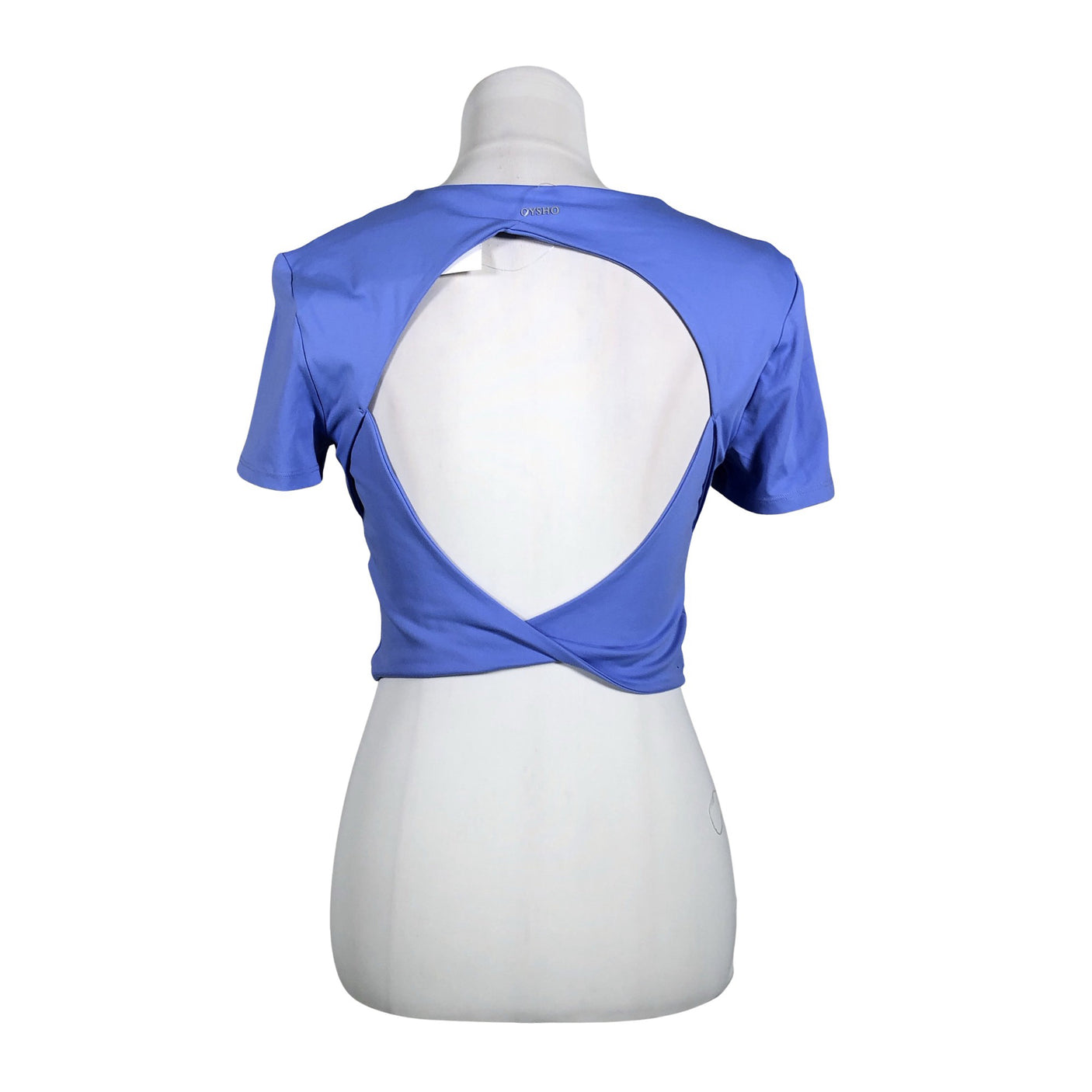 Unisex Oysho - Sports shirt, short sleeve, size 38 - Light blue (2)