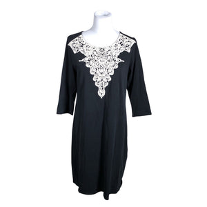 Unisex Lumoan - Tricot dress, size 40 - Black (1)