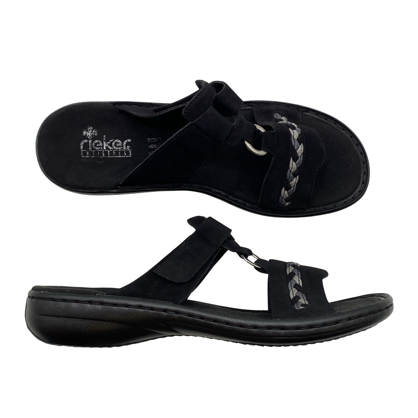 Unisex Rieker - Sandals, size 40 - Black (1)