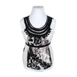 Unisex Bleu Blanc Rouge - Tricot tank top, size 44 - Black ()
