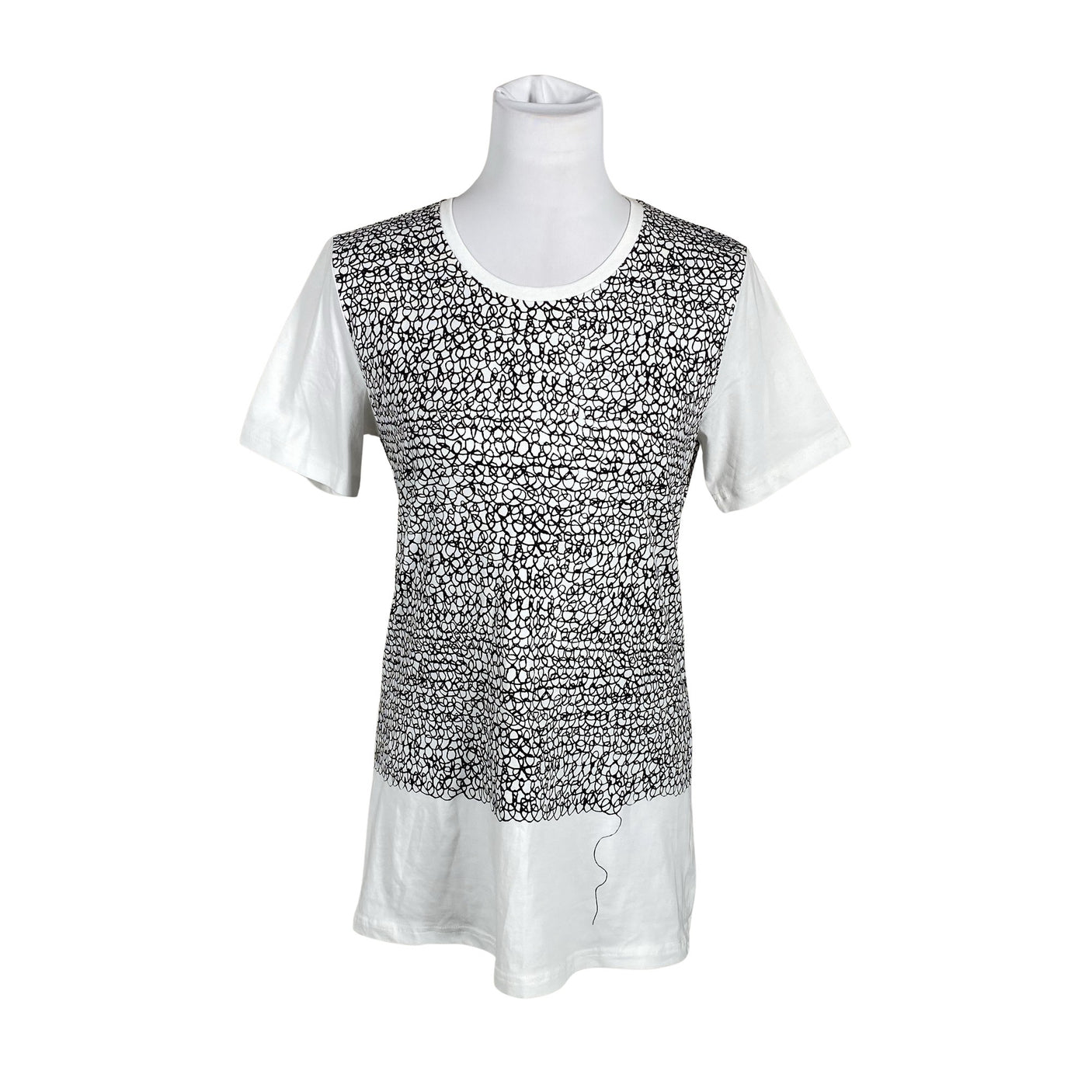 Unisex Marimekko - Tricot tunic, size 38 - White (1)